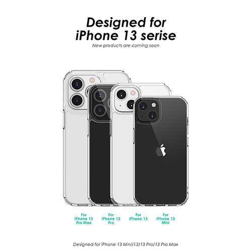 Funda transparente para teléfono de PC TPU anticaída